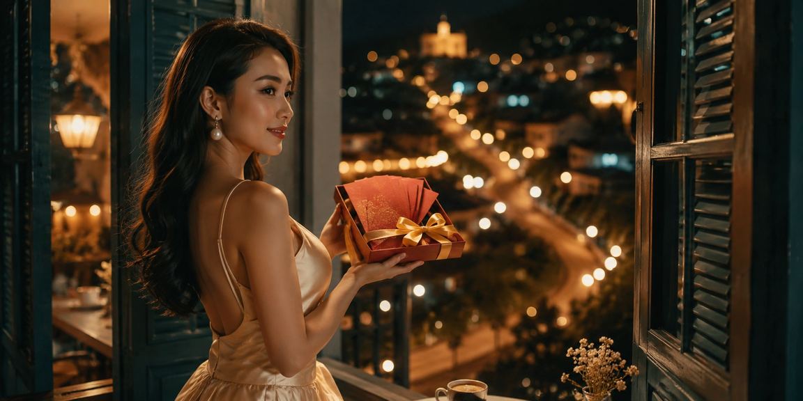 Cảnh thưởng thức cà phê tại Đà Lạt trong một không gian sang trọng